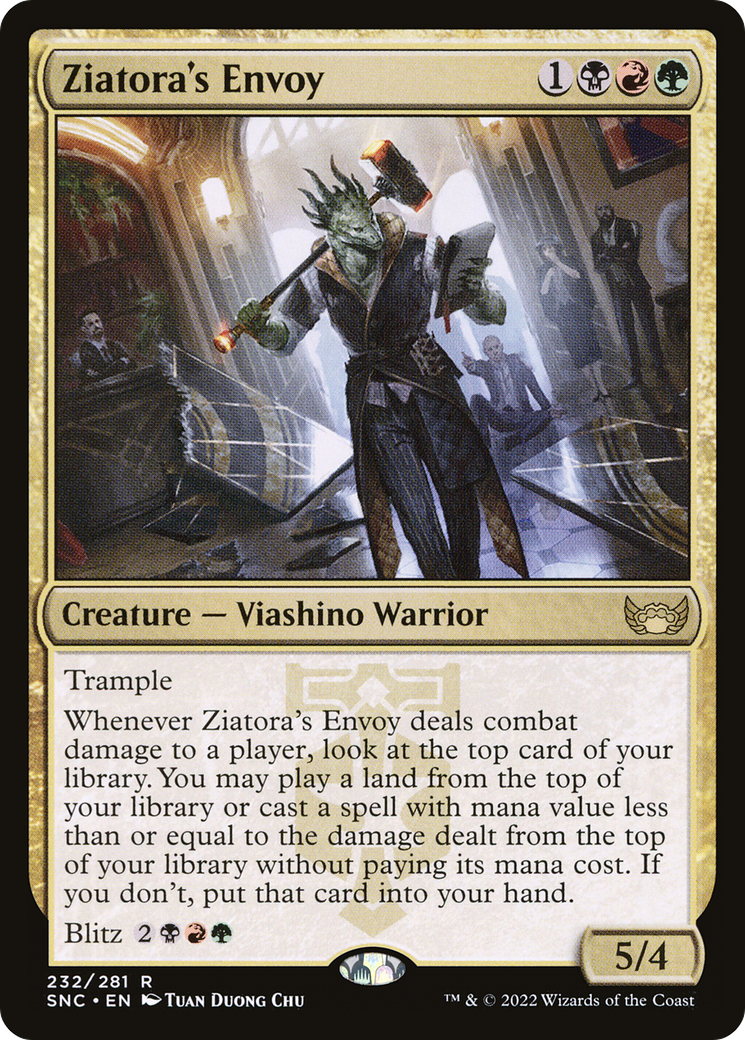 Ziatora's Envoy (SNC-232) [Streets of New Capenna] Foil MTG Single Wizards of the Coast
