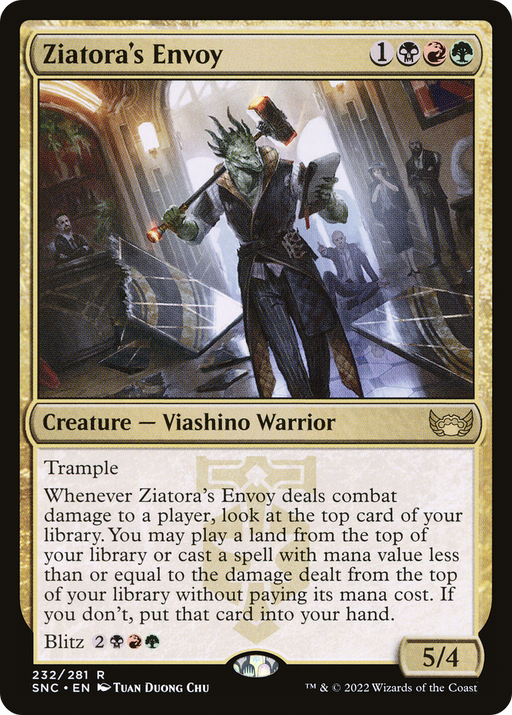 Ziatora's Envoy (SNC-232) [Streets of New Capenna] Foil MTG Single Wizards of the Coast