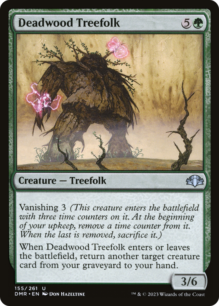 Deadwood Treefolk (DMR-155) [Dominaria Remastered] Foil MTG Single Wizards of the Coast