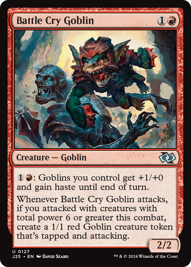 Battle Cry Goblin (J25-127) [Foundations Jumpstart] MTG Single Wizards of the Coast
