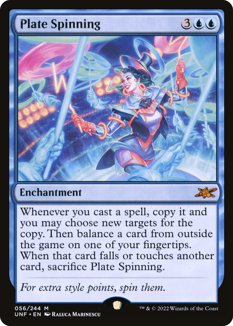 Plate Spinning (UNF-056) [Unfinity] MTG Single Wizards of the Coast