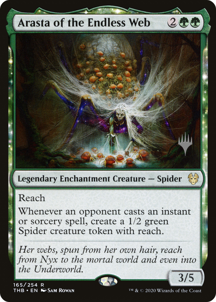 Arasta of the Endless Web (PPTHB-165) [Theros Beyond Death Promos] MTG Single Wizards of the Coast