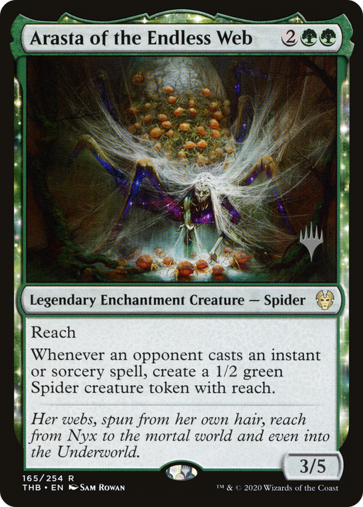 Arasta of the Endless Web (PPTHB-165) [Theros Beyond Death Promos] MTG Single Wizards of the Coast