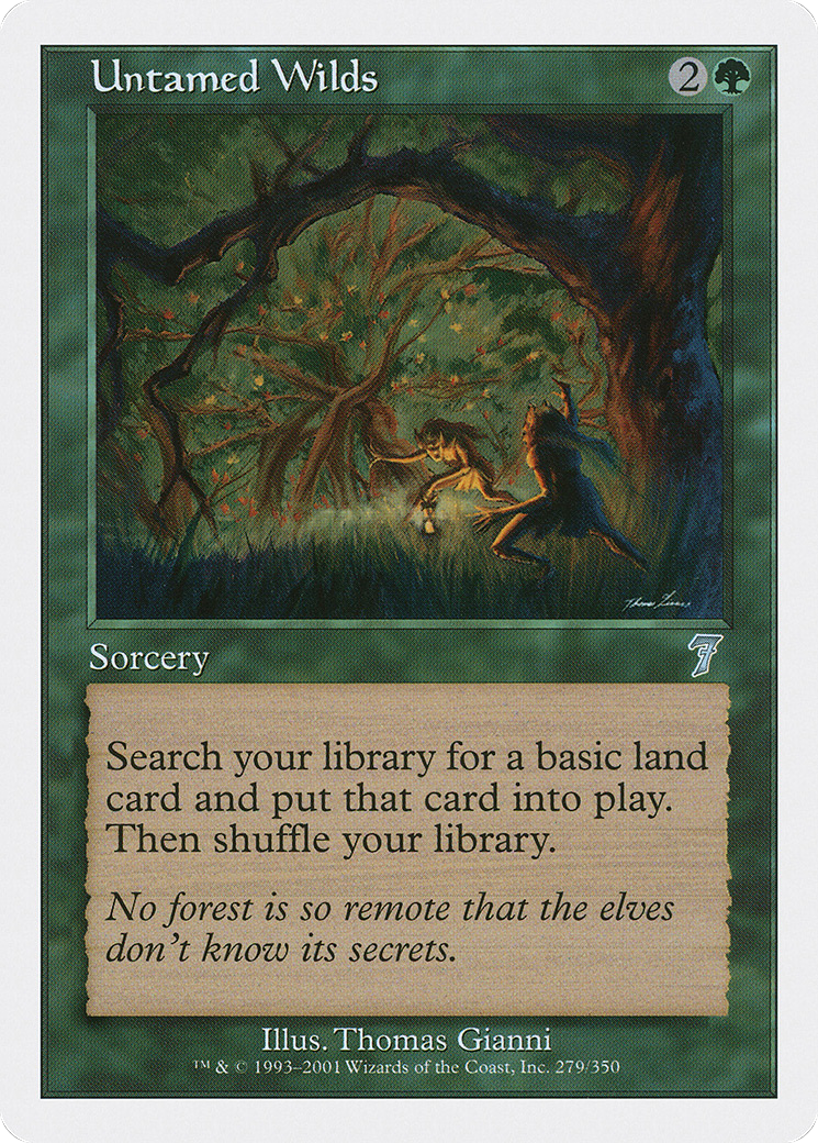 Untamed Wilds (7ED-279) [7th Edition] MTG Single Wizards of the Coast