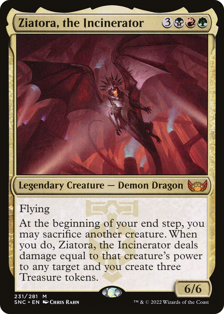 Ziatora, the Incinerator (SNC-231) [Streets of New Capenna] MTG Single Wizards of the Coast