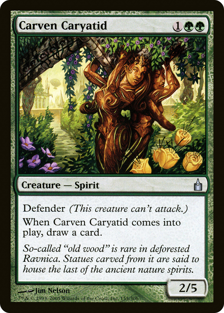 Carven Caryatid (RAV-155) [Ravnica: City of Guilds] Foil MTG Single Wizards of the Coast