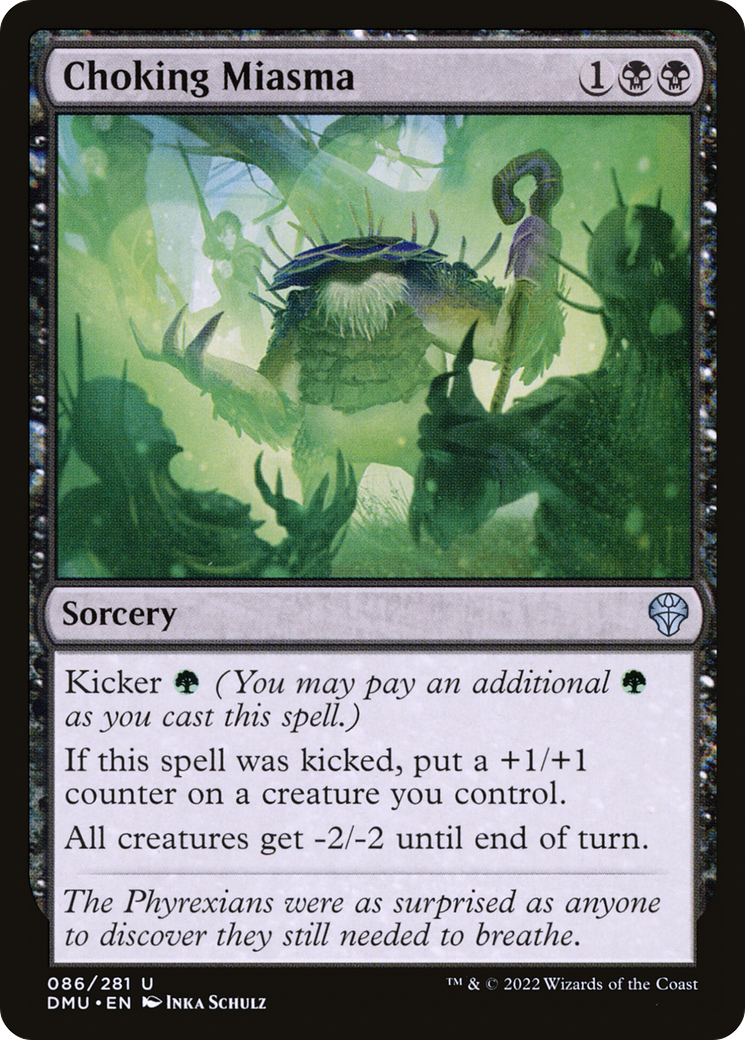 Choking Miasma (DMU-086) [Dominaria United] Foil MTG Single Wizards of the Coast
