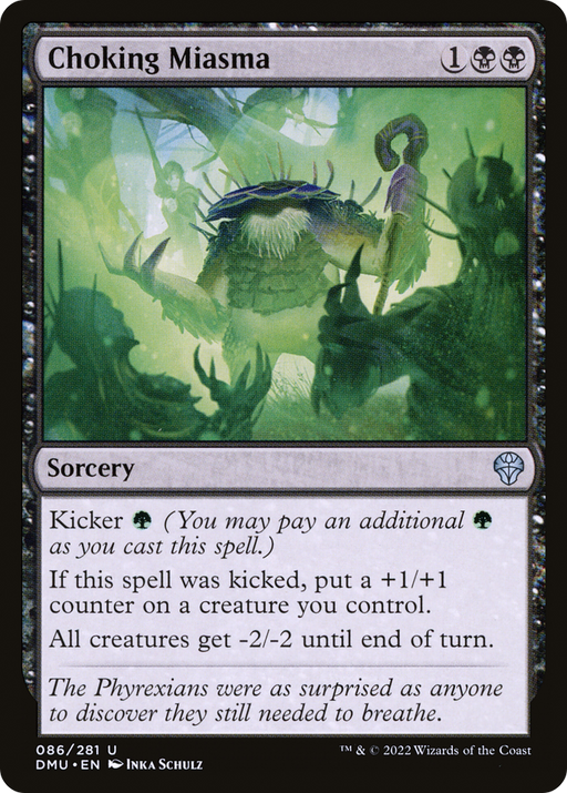 Choking Miasma (DMU-086) [Dominaria United] Foil MTG Single Wizards of the Coast