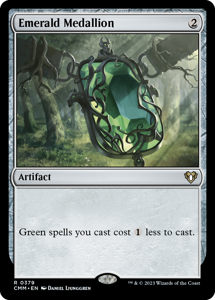 Emerald Medallion (CMM-379) [Commander Masters] MTG Single Wizards of the Coast