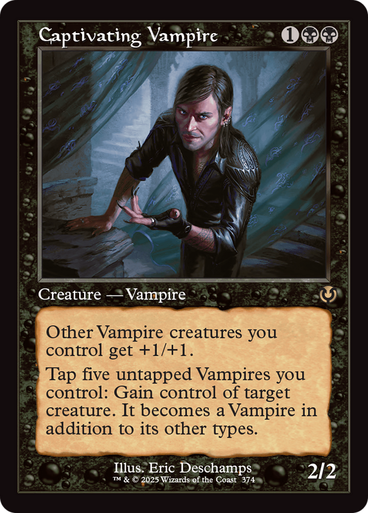 Captivating Vampire (Retro Frame)(INR-374) [Innistrad Remastered] Foil MTG Single Wizards of the Coast