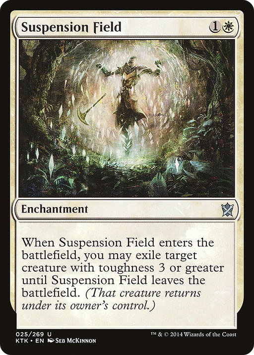 Suspension Field (KTK-025) [Khans of Tarkir] Foil MTG Single Wizards of the Coast