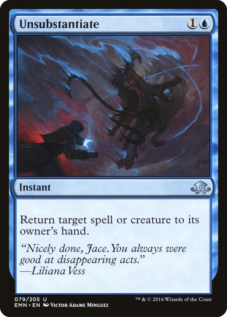 Unsubstantiate (EMN-079) [Eldritch Moon] Foil MTG Single Wizards of the Coast