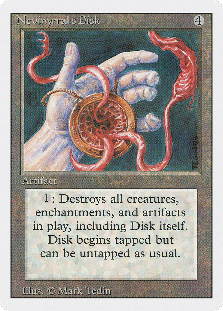 Nevinyrral's Disk (3ED-) [Revised Edition] MTG Single Wizards of the Coast