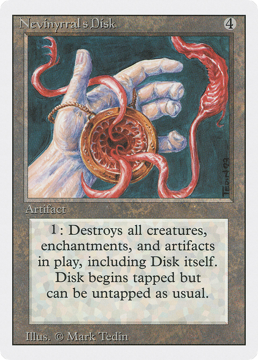 Nevinyrral's Disk (3ED-) [Revised Edition] MTG Single Wizards of the Coast