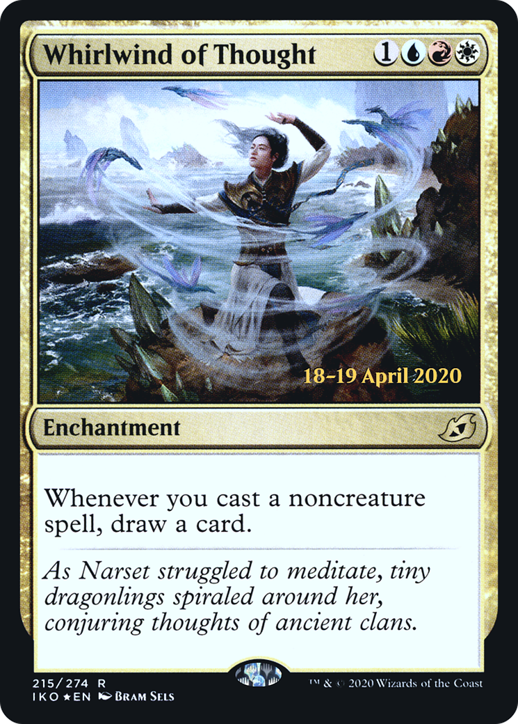 Whirlwind of Thought (PRE-215) [Ikoria: Lair of Behemoths Promos] Foil MTG Single Wizards of the Coast