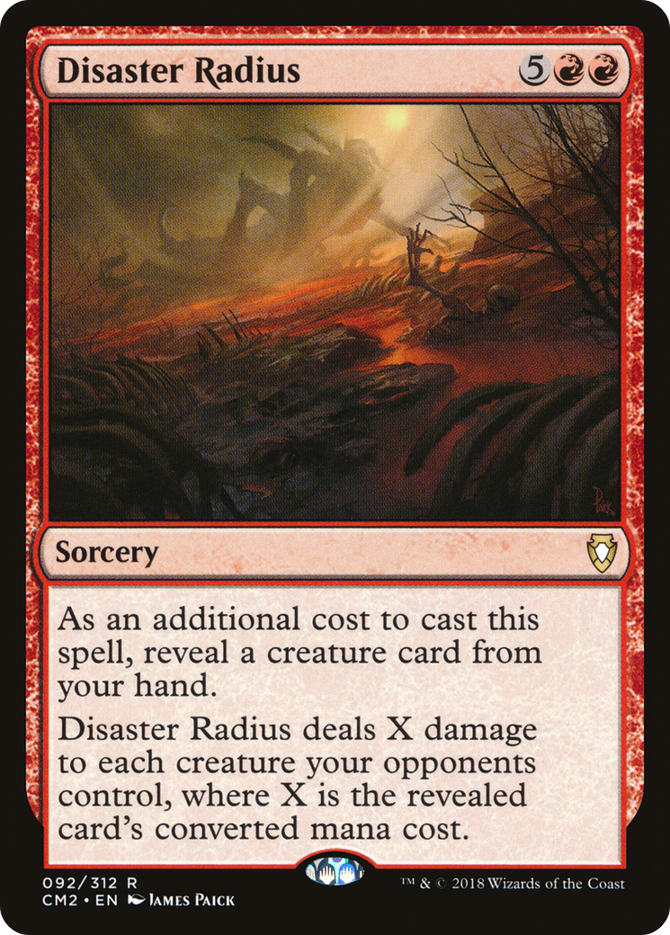 Disaster Radius (CM2-092) [Commander Anthology Volume II] MTG Single Wizards of the Coast