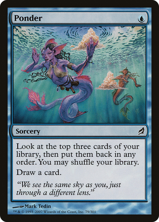Ponder (LRW-079) [Lorwyn] Foil MTG Single Wizards of the Coast