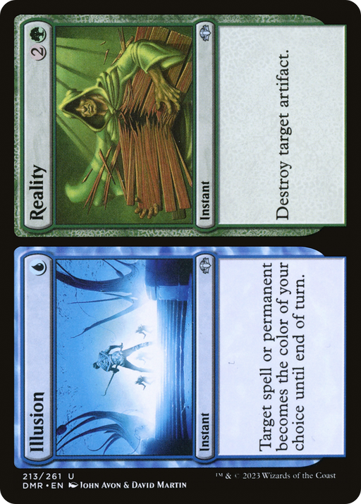 Illusion // Reality (DMR-213) [Dominaria Remastered] Foil MTG Single Wizards of the Coast