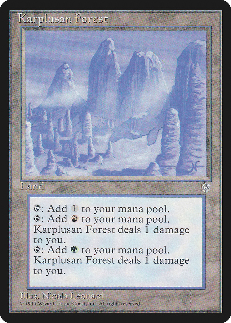 Karplusan Forest (ICE-337) [Ice Age] MTG Single Wizards of the Coast