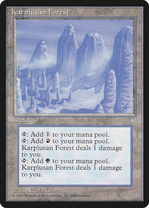 Karplusan Forest (ICE-337) [Ice Age] MTG Single Wizards of the Coast
