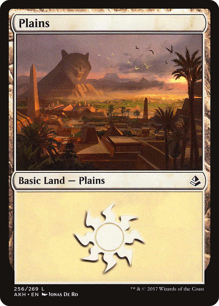 Plains (AKH-256) [Amonkhet] Foil MTG Single Wizards of the Coast