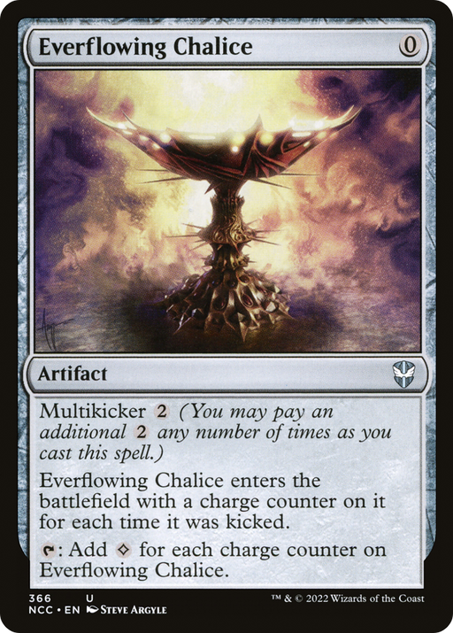 Everflowing Chalice (NCC-366) [New Capenna Commander] MTG Single Wizards of the Coast