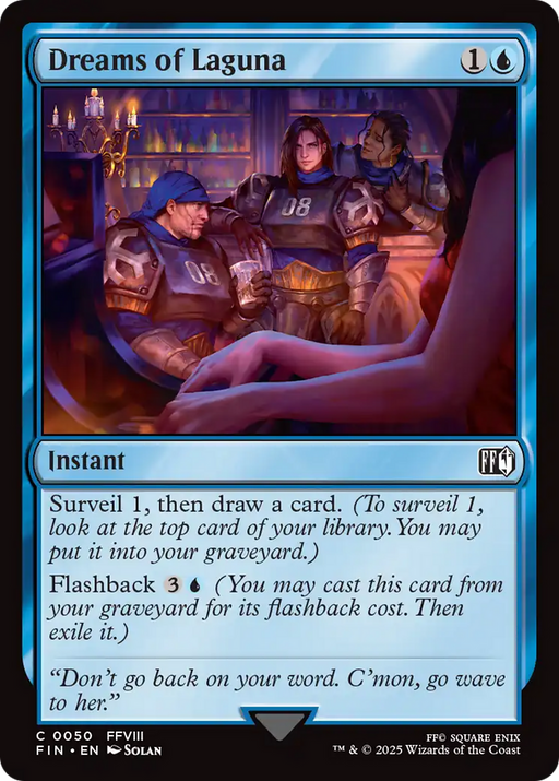 Dreams of Laguna (FIN-050) [FINAL FANTASY] Foil MTG Single Wizards of the Coast