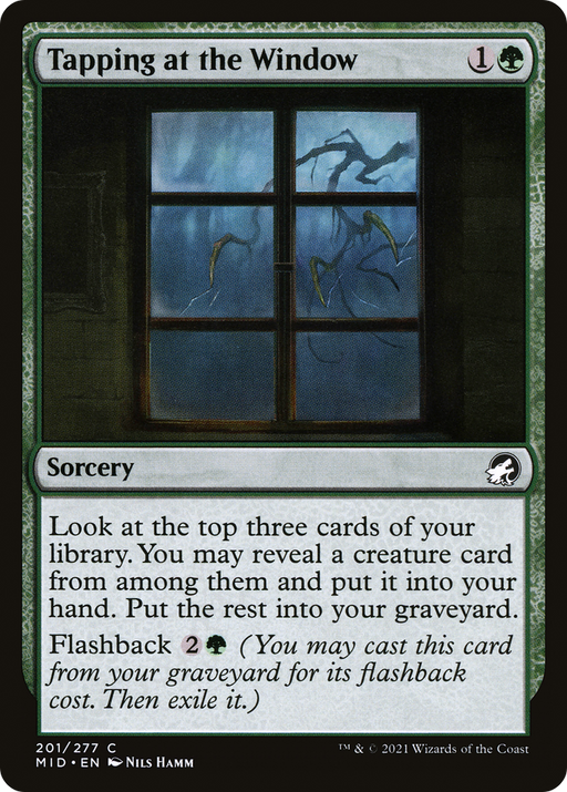 Tapping at the Window (MID-201) [Innistrad: Midnight Hunt] MTG Single Wizards of the Coast