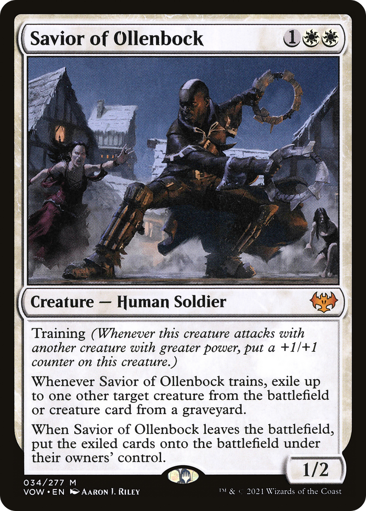 Savior of Ollenbock (VOW-034) [Innistrad: Crimson Vow] Foil MTG Single Wizards of the Coast