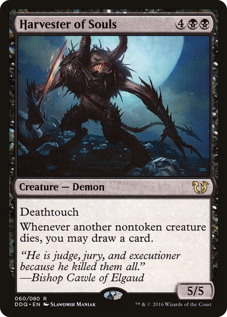 Harvester of Souls (DDQ-060) [Misc] Duel Decks: Blessed vs. Cursed MTG Single Wizards of the Coast