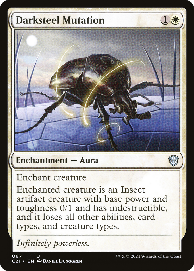 Darksteel Mutation (C21-087) [Commander 2021] MTG Single Wizards of the Coast
