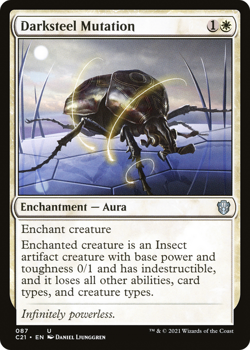 Darksteel Mutation (C21-087) [Commander 2021] MTG Single Wizards of the Coast