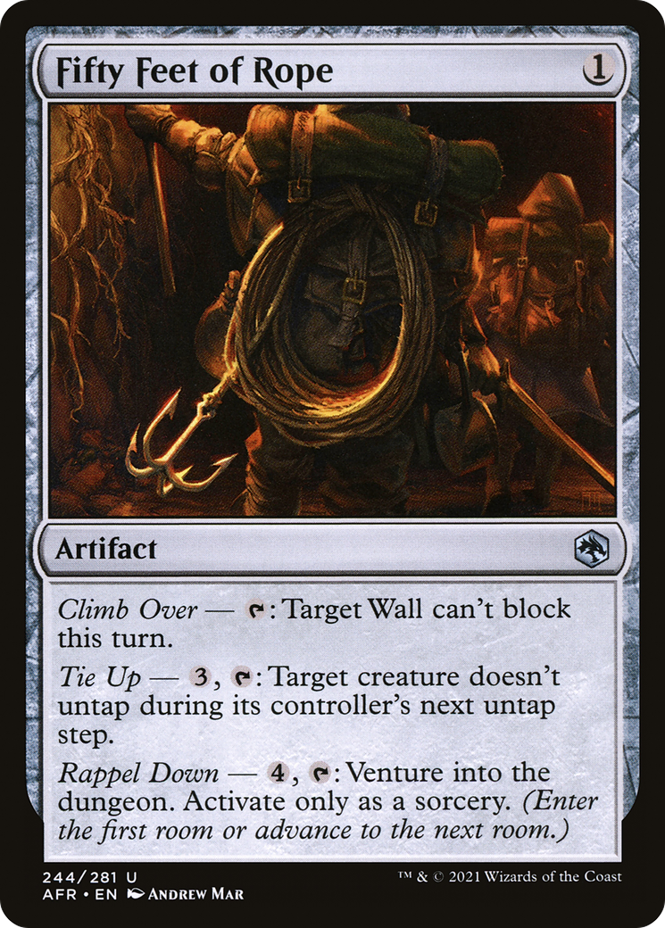Fifty Feet of Rope (AFR-244) [Adventures in the Forgotten Realms] MTG Single Wizards of the Coast