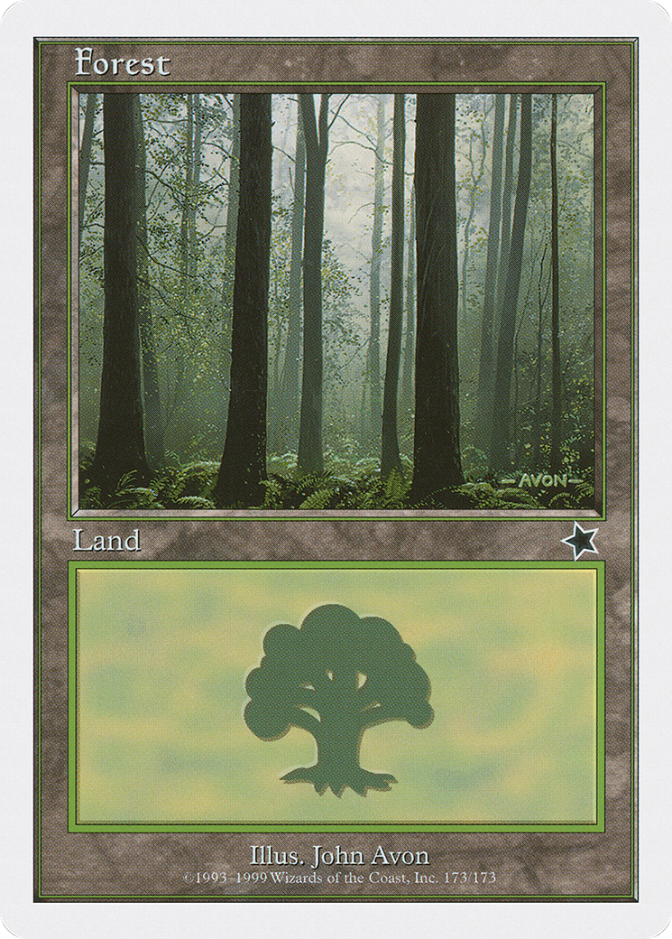Forest (S99-173) [Misc] Starter 1999 MTG Single Wizards of the Coast