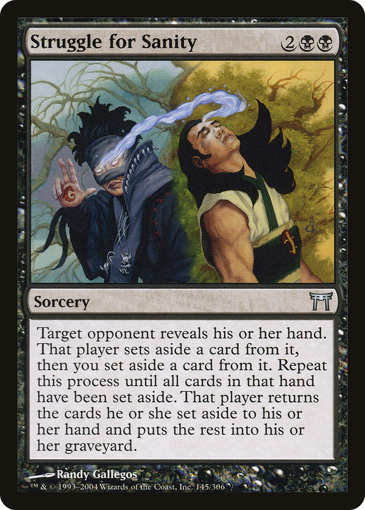 Struggle for Sanity (CHK-145) [Champions of Kamigawa] Foil MTG Single Wizards of the Coast