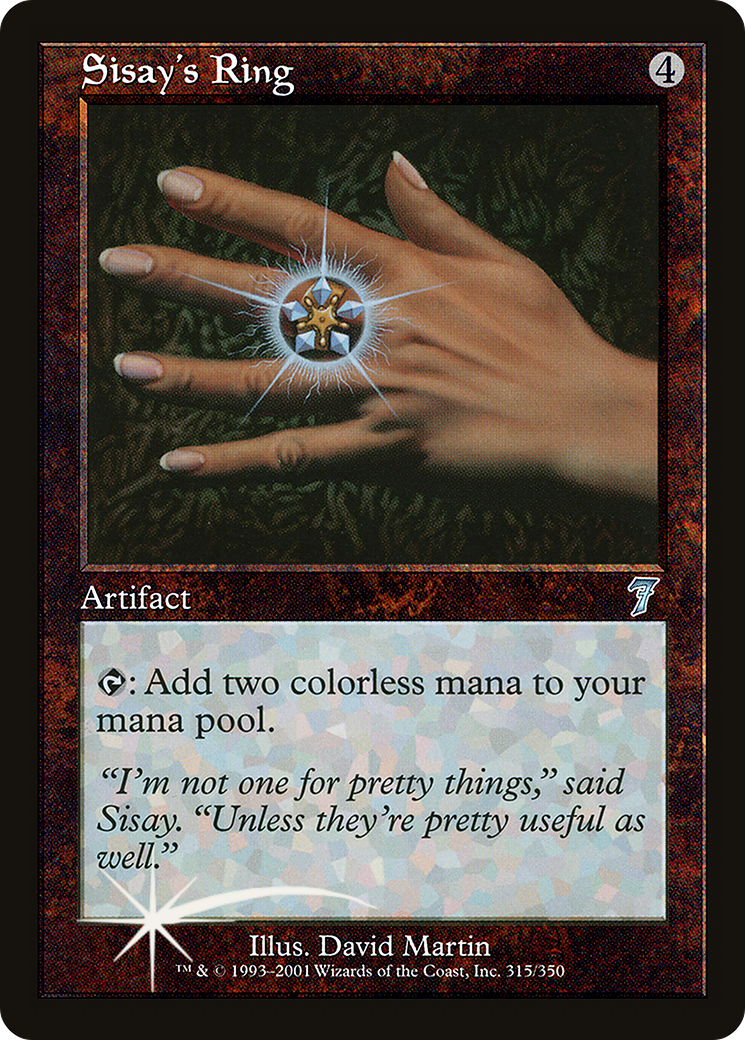 Sisay's Ring (7ED-315) [7th Edition] MTG Single Wizards of the Coast