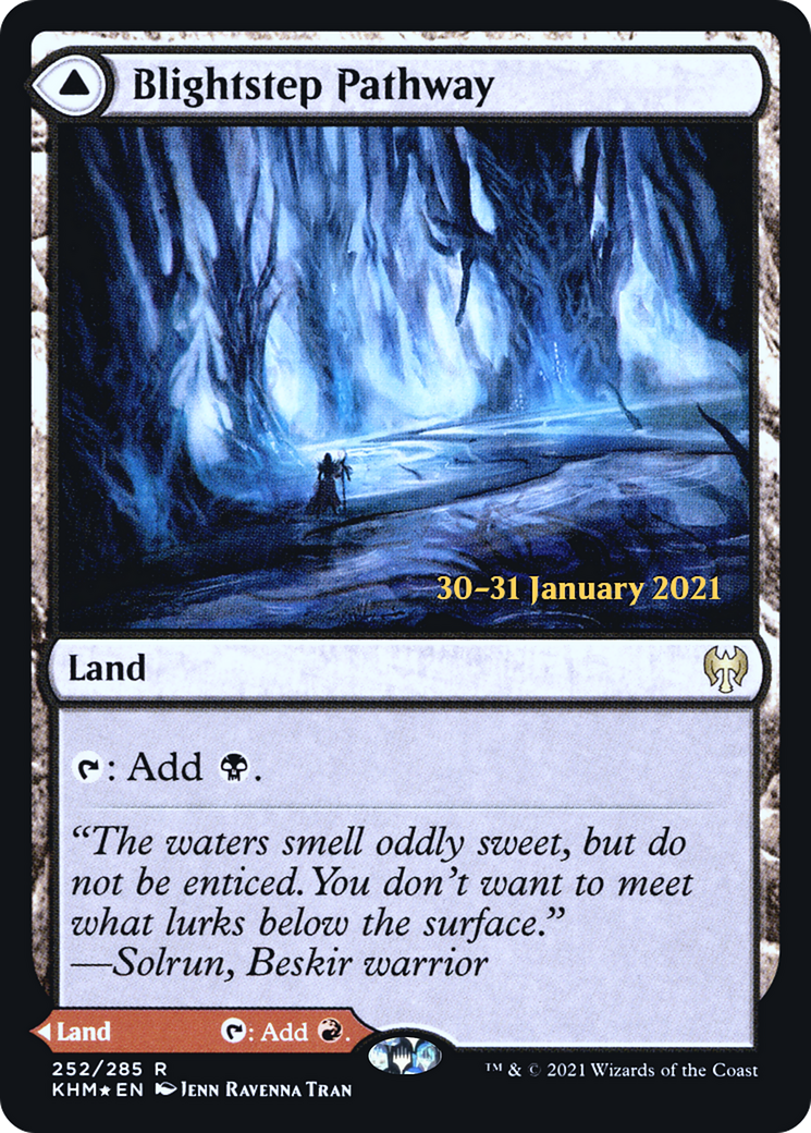 Blightstep Pathway (PRE-252) [Kaldheim Promos] Foil MTG Single Wizards of the Coast