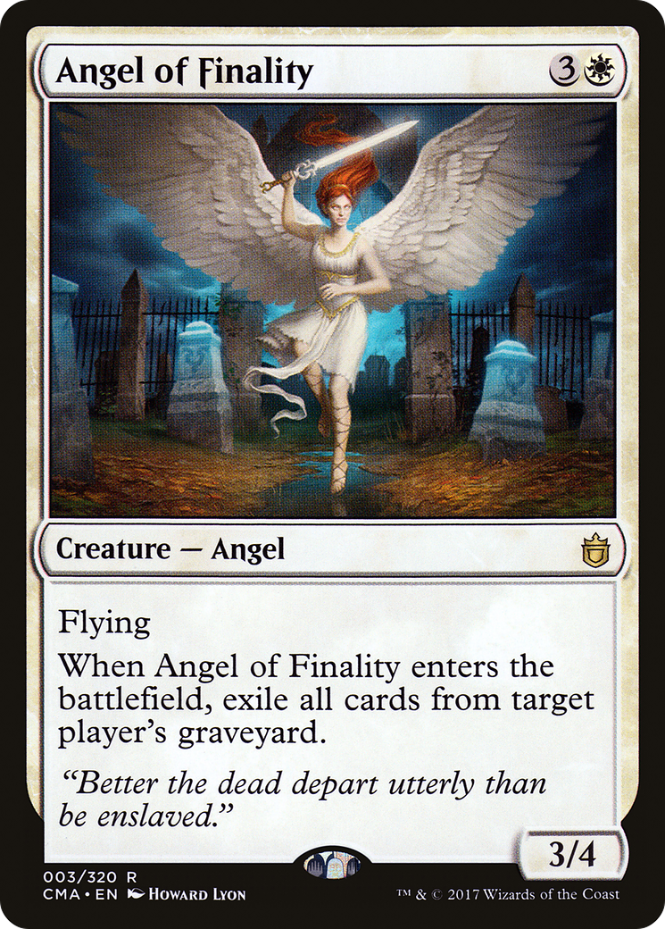 Angel of Finality (CMA-003) [Commander Anthology] MTG Single Wizards of the Coast