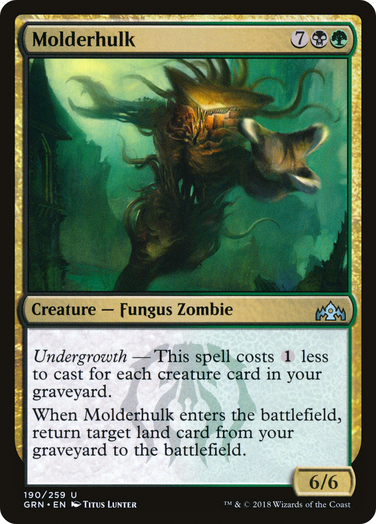 Molderhulk (GRN-190) [Guilds of Ravnica] Foil MTG Single Wizards of the Coast