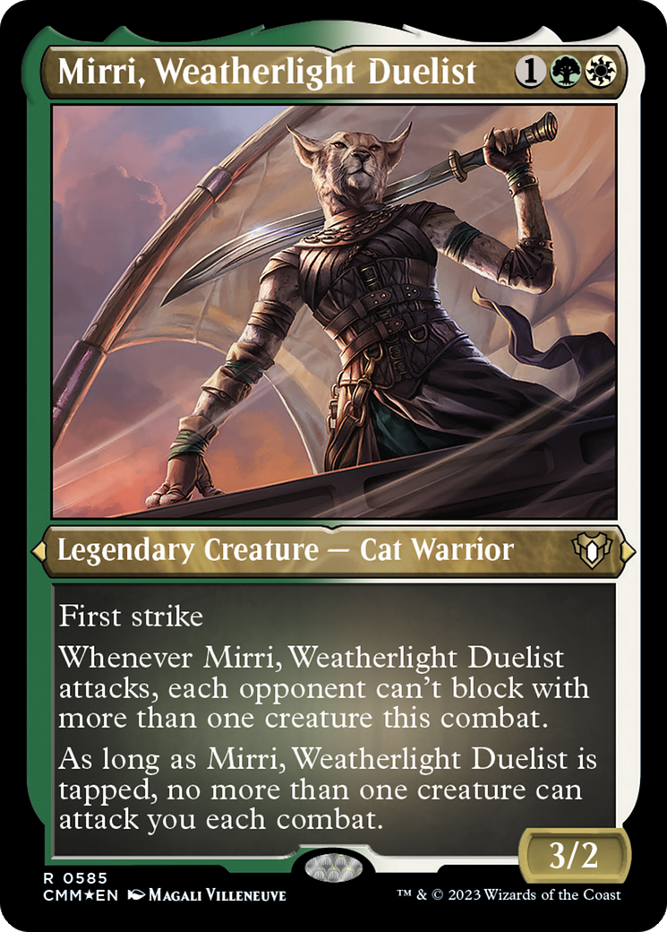Mirri, Weatherlight Duelist (CMM-585) [Commander Masters] Etched Foil MTG Single Wizards of the Coast