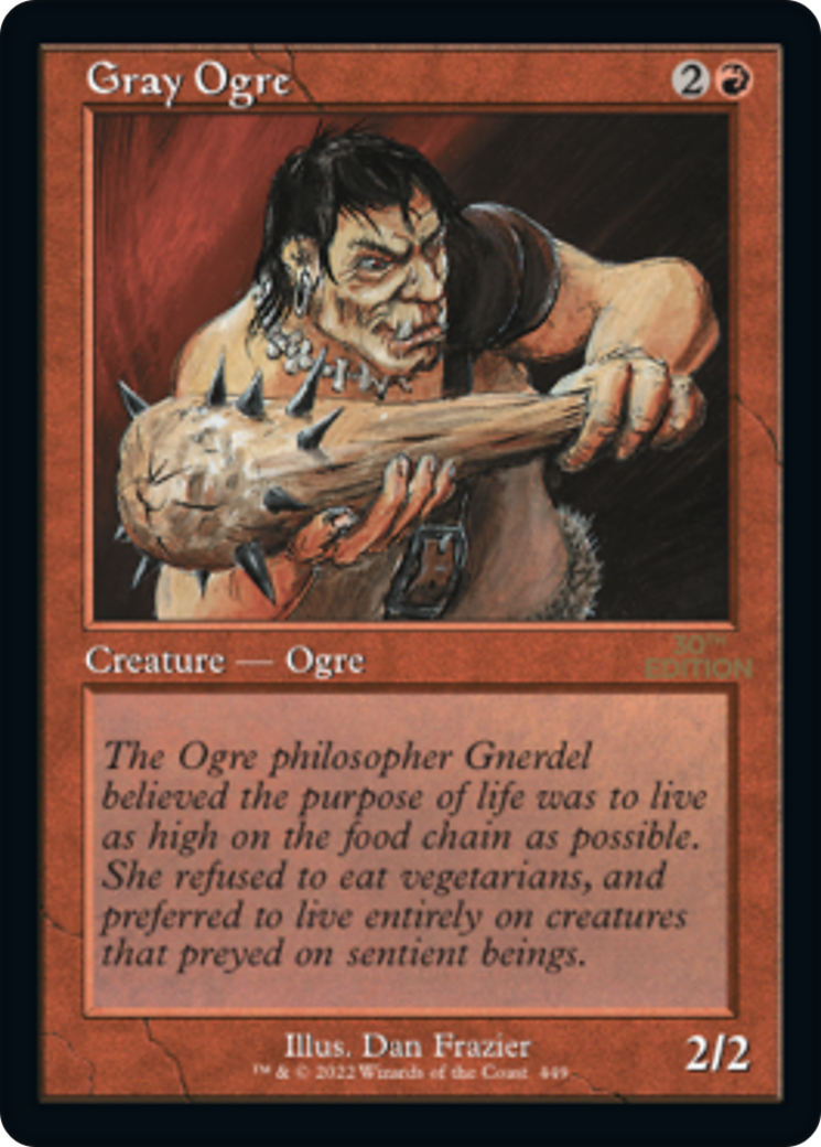 Gray Ogre (30A-449) [30th Anniversary Edition] MTG Single Wizards of the Coast