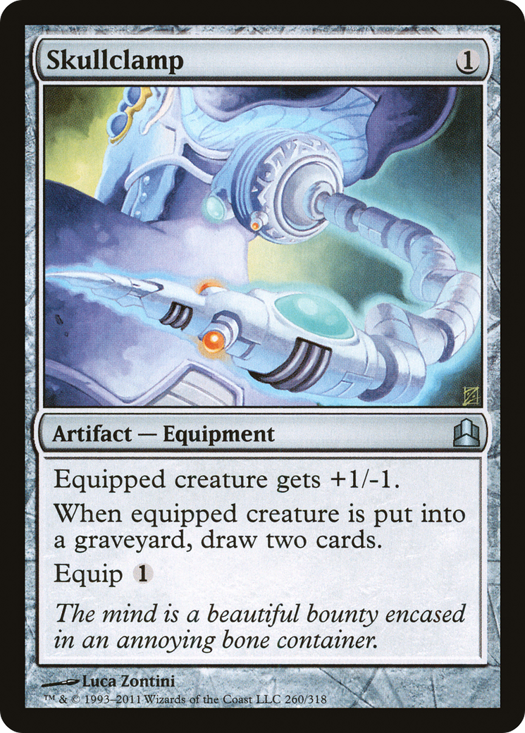 Skullclamp (CMD-260) [Commander 2011] MTG Single Wizards of the Coast