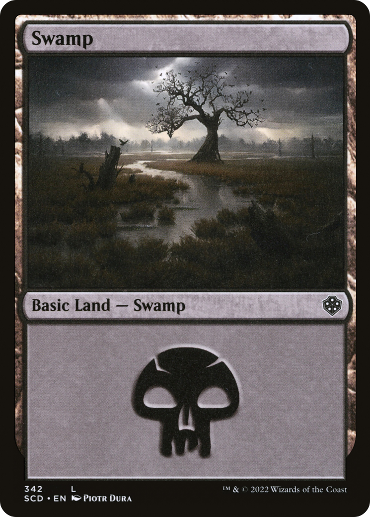 Swamp (SCD-342) [Starter Commander Decks] MTG Single Wizards of the Coast