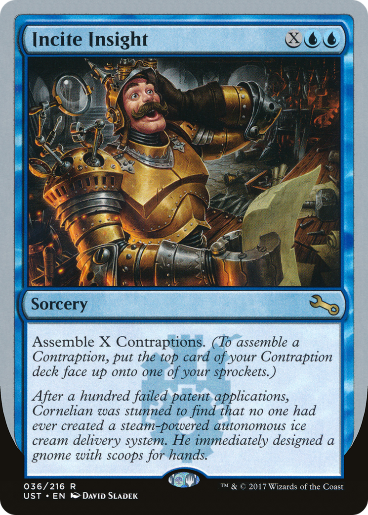 Incite Insight (UST-036) [Unstable] Foil MTG Single Wizards of the Coast
