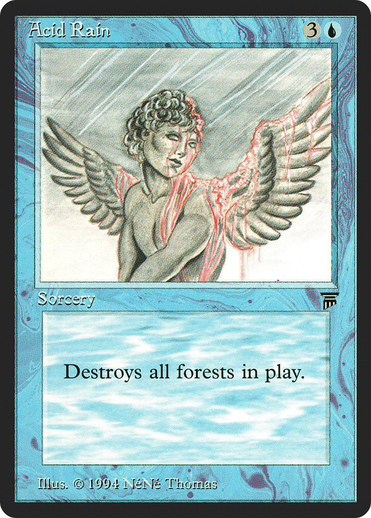Acid Rain (LEG-) [Oldschool] Legends MTG Single Wizards of the Coast