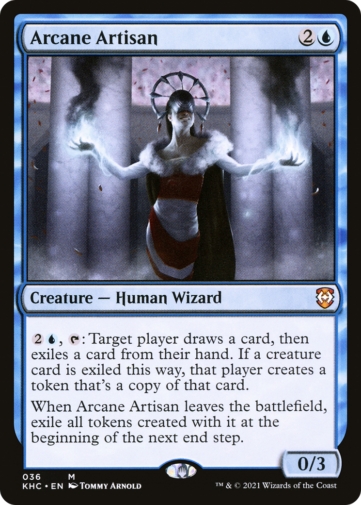 Arcane Artisan (KHC-036) [Kaldheim Commander] MTG Single Wizards of the Coast