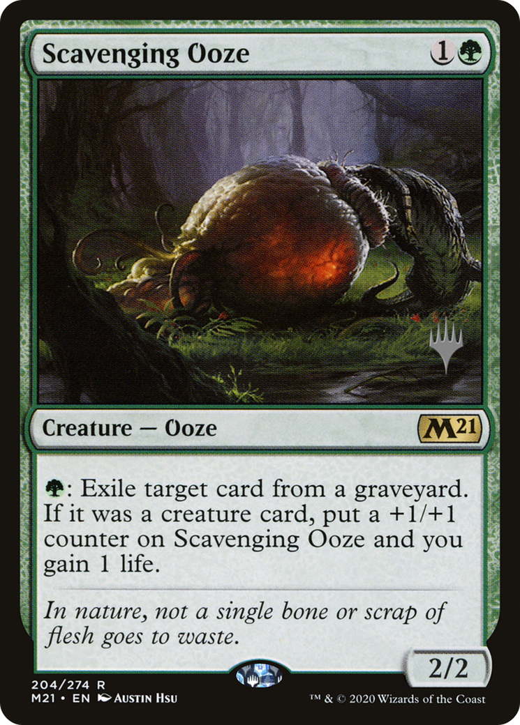 Scavenging Ooze (PPM21-204P) [Core Set 2021 Promos] Foil MTG Single Wizards of the Coast