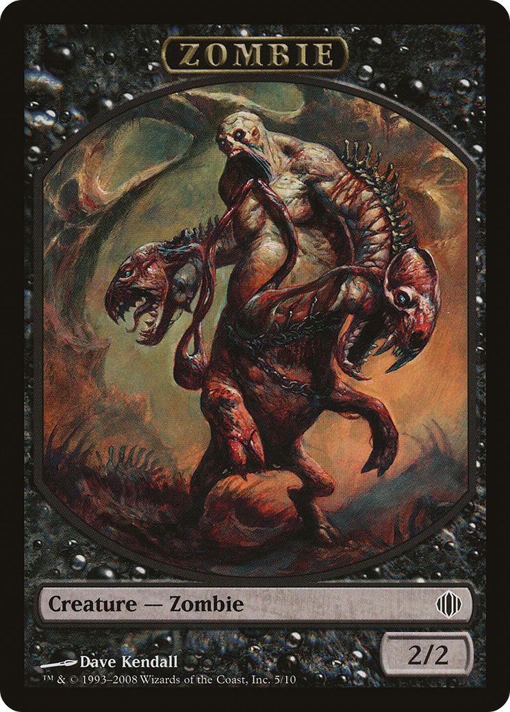 Zombie Token (ALA-005) [Tokens] Shards of Alara Tokens MTG Single Wizards of the Coast