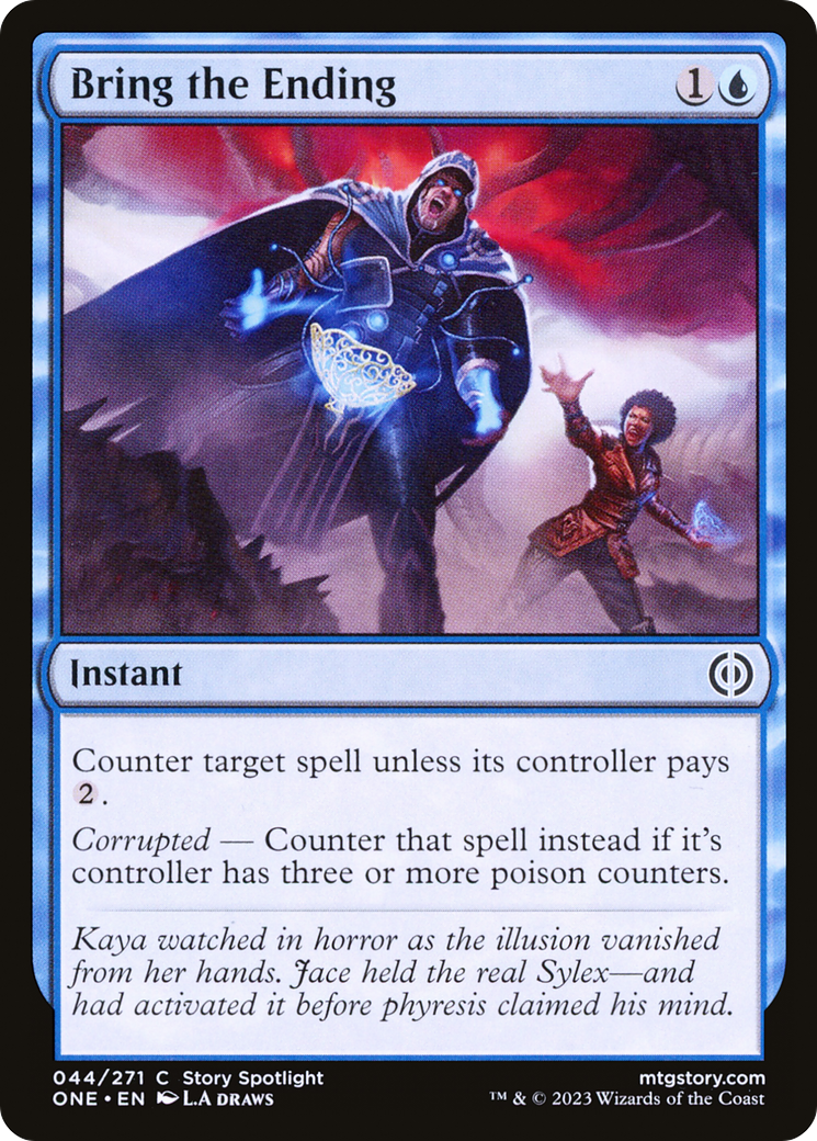 Bring the Ending (ONE-044) [Phyrexia: All Will Be One] Foil MTG Single Wizards of the Coast