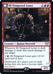 Ill-Tempered Loner (PRE-162) [Innistrad: Crimson Vow Promos] Foil MTG Single Wizards of the Coast